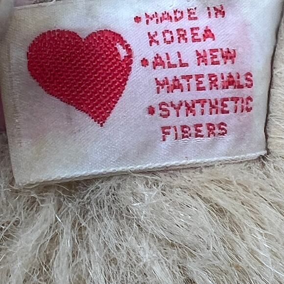 Floppy Friends Mervyns Teddy Bear Plush Beige 28" Large Stuffed Lovey Vintage - Picture 7 of 7